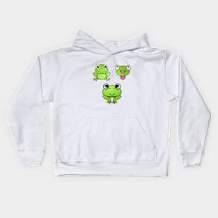 Super Mega Kawaii Frog Kids Hoodie